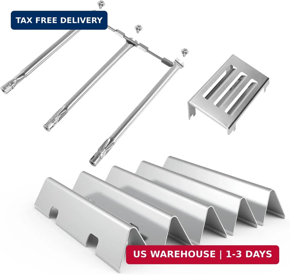 Grill Parts for Weber Spirit II Grill Replacement Parts, 7636 Flavorizer Bars, 6