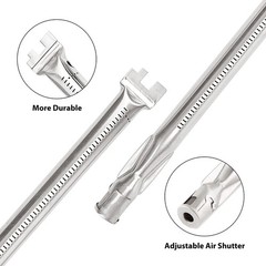 Grill Replacement Parts 7635 for Weber Spirit, Flavorizer Bars 15.3 Inch Flav…