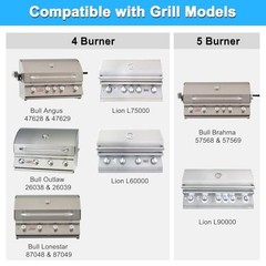 Grill Replacement Parts – Flame Tamers, Heat Shields for Bull, Lion, Cal Flame M
