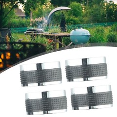 4xGas Grill Control Knobs Replacement Fits BBQ Gas Grills For Oven, Stove Round
