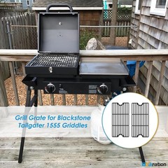 Cast Iron Grill Grate Replacement for Blackstone Tailgater 1555 1827 1550, Cooki