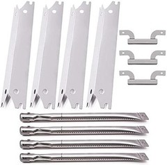 Grill Replacement Parts Compatible for Heat Tent+Burner+Crossover Tubes