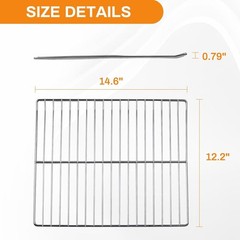3 Pack Smoker Cooking Grates Compatible with Masterbuilt 30 Inch Smoker
