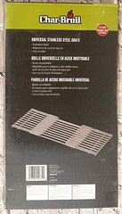 Char-Broil Universal Stainless Steel Grate Expandable Model 2455674 NEW SEALED