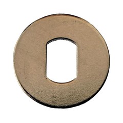 Replacement Chrome Slotted Washer for Gas Griddles – Single