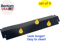 Parts DP125 (4-Pack) Porcelain Steel Heat Shield/Heat Plates 16 “X 3 13/16” Repl