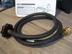 4′ TableTop Gas Grill Hose & Adapter Universal Fit To Most Propane Cylinders