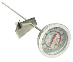 Deep Fry Thermometer w/ Clip 5″ in. Durable Stainless Steel RiverGrille (2-Pack)