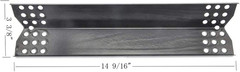 Porcelain Heat Plates for Nexgrill Sunbeam Grill Master Uberhaus Duro Tera Gear