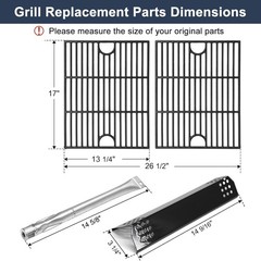Grill Replacement Parts for Grillmaster 720-0697 & Nexgrill 720-0697 – Grease