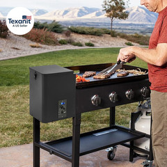 Pellet Smoker Hopper Assembly Kit, Electric Wood Pellet Smoker Grill Part with D