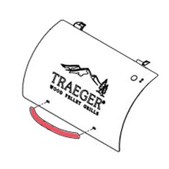 Traeger Door Handle 22 & 575 Pro Kit (Total Length 18″): HDW314