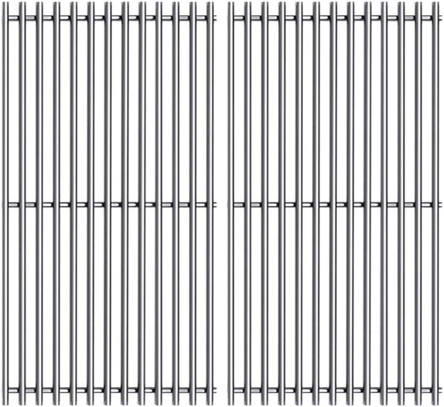 Sg637(2-Pack) 17.5″ Stainless Steel Cooking Grates Grid Replacement for Weber Sp