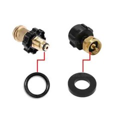 10 Pcs Propane Gas Tank Gasket and O-Ring for Soft Nose P.O.L. POL Fittings