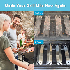 Grill Replacement Parts for Brinkman Brinkmann 810-2410-S 810-2411-S, Stainless