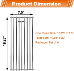 19 1/4″ Stainless Steel Cooking Grid Grates Replacement Parts for 16517 Bull BBQ