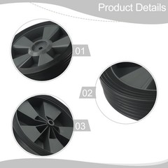Reliable and Practical Replacement Wheels for Multi Functional BBQ Grills 2 Pcs