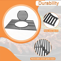Grill Grates for Weber Spirit II 200 E210 GS4 7637 67022 69800 69799 Cast Iron
