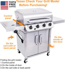 Grill Replacement Parts for Charbroil Advantage 4 Burner 463344015 463432215