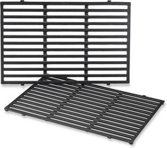 Weber Porcelain‑Enameled Cast‑Iron Cooking Grates 19.5″ X 12.9″ – Superior Heat