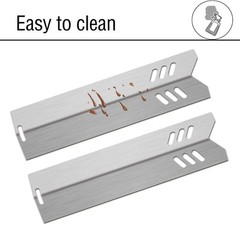 15 Inch Stainless Steel Grill Heat Shield 5 Pack For Dyna Glo And More
