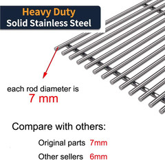 304 Stainless Steel Cooking Grates Replacement for Viking VGBQ 30/41/53 In T BBQ