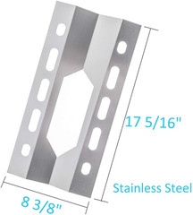 BBQ Gas Grill Heat Plates Burners 3-Pack 17 5/16″ x 8 3/8″ for Kirkland Nexgrill
