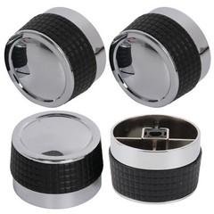 4x Grill Control Knobs Plastic & Silicone for Gas grills with D-stem