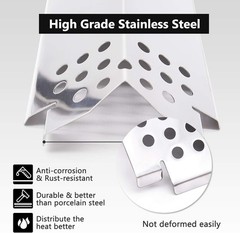 Grill Heat Plates Burners Igniters Stainless Steel Kit for Nexgrill 4/5 Burner