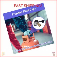 BRBASAP 5 Packs Propane Tank Valve Cover Caps Protective Dust Caps Plugs for LP
