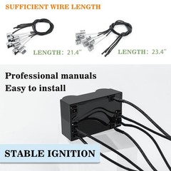 Grill Igniter Part for Charbroil G5150030W2, Replacement 5 Outlet Ignition Mo…