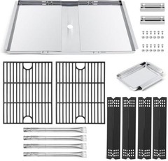 Grill Replacement Parts for Grease Tray & Grates & Heat Plates & Burners