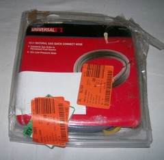 UNIVERSAL 10 ft. Natural Gas Hose for Outdoor Grills Quick Connect Low Pressure