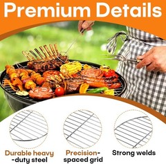 Durable 10.5″ Heavy-Duty Charcoal Grate for Smokey Joe & Tuck-N-Carry Grills