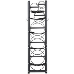 3x30lb Carbon Steel Cylinder Rack w/ 3 Small Tanks