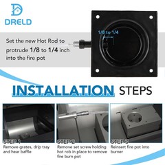 Hot Rod Grill Igniter Replacement for Green Mountain, Daniel Boone Wood…
