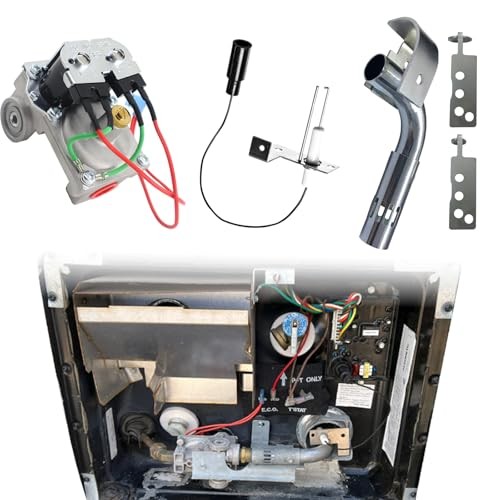 RV Water Heater Replacement Parts Kit for Atwood: 93844 Solenoid Gas, 91638