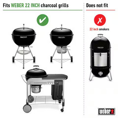 Weber 7441 Charcoal Grate 17″ Fits 22″ Kettle Grill One-Touch Master Touch