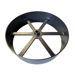 10″ Smoker Wheel 10″ Diameter 3″ Wide for Custom BBQ Pits – Fits 1/2″ Rod