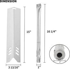 Grill Replacement Parts for Outdoor Gourmet 4 Burner Gas Grill GR2215120-OG-0…