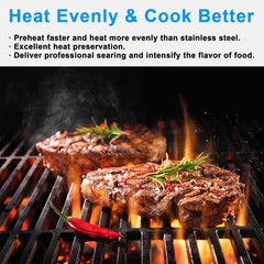 Cast Iron Cooking Grates for Weber Genesis II 400 & II LX 400 Series, Genesis…