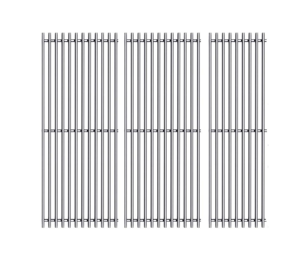 Votenli S47E (3-Pack) 18 Stainless Steel Cooking Grid Grates for Charbroil Perfo