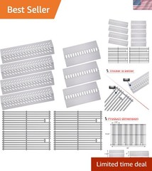 Grill Heat Plates and 9MM Grates – Perfect Replacement for Bull BBQ Enthusiasts