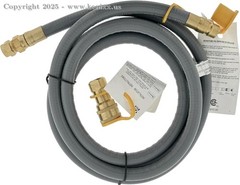 10 Feet 1/2″ ID Natural Gas Hose with Quick Connect Fitting, Natural Gas Line f