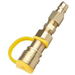 3/8 Inch Natural Gas Quick Connect Fittings LP Gas Propane Hose Quick Disconnect