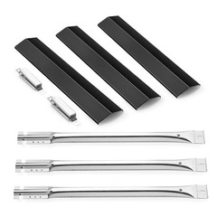 Grill Parts for Oklahoma Joe’s Longhorn Combo 3-Burner, Grill Replacement black