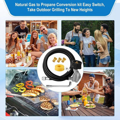 Natural Gas to Propane Conversion Kit for Weber Spirit II 310/315/E310/210,For W
