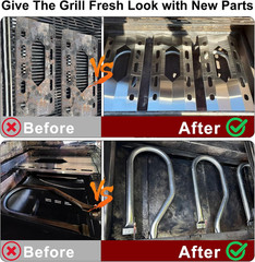 BBQ Grill Replacement Parts for Kirkland 720-0108, 720-0011, Nexgrill 720-0011,