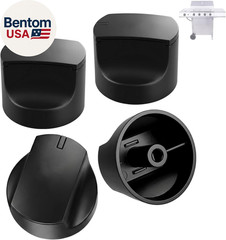 4-Pack Grill Control Knobs for Charbroil Replacement Parts, Grill Knob Replaceme