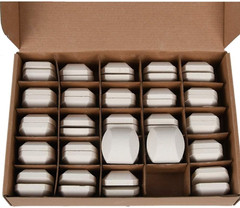 Ceramic Briquettes for Turbo Nexgrill Gas Grill Models 2 X 2 X 0.8 Inch 50 Pcs